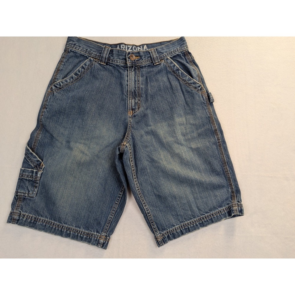 Arizona Jean‎ Boy Jean Shorts Baggy Wide Legs Size 18 Cotton Blue